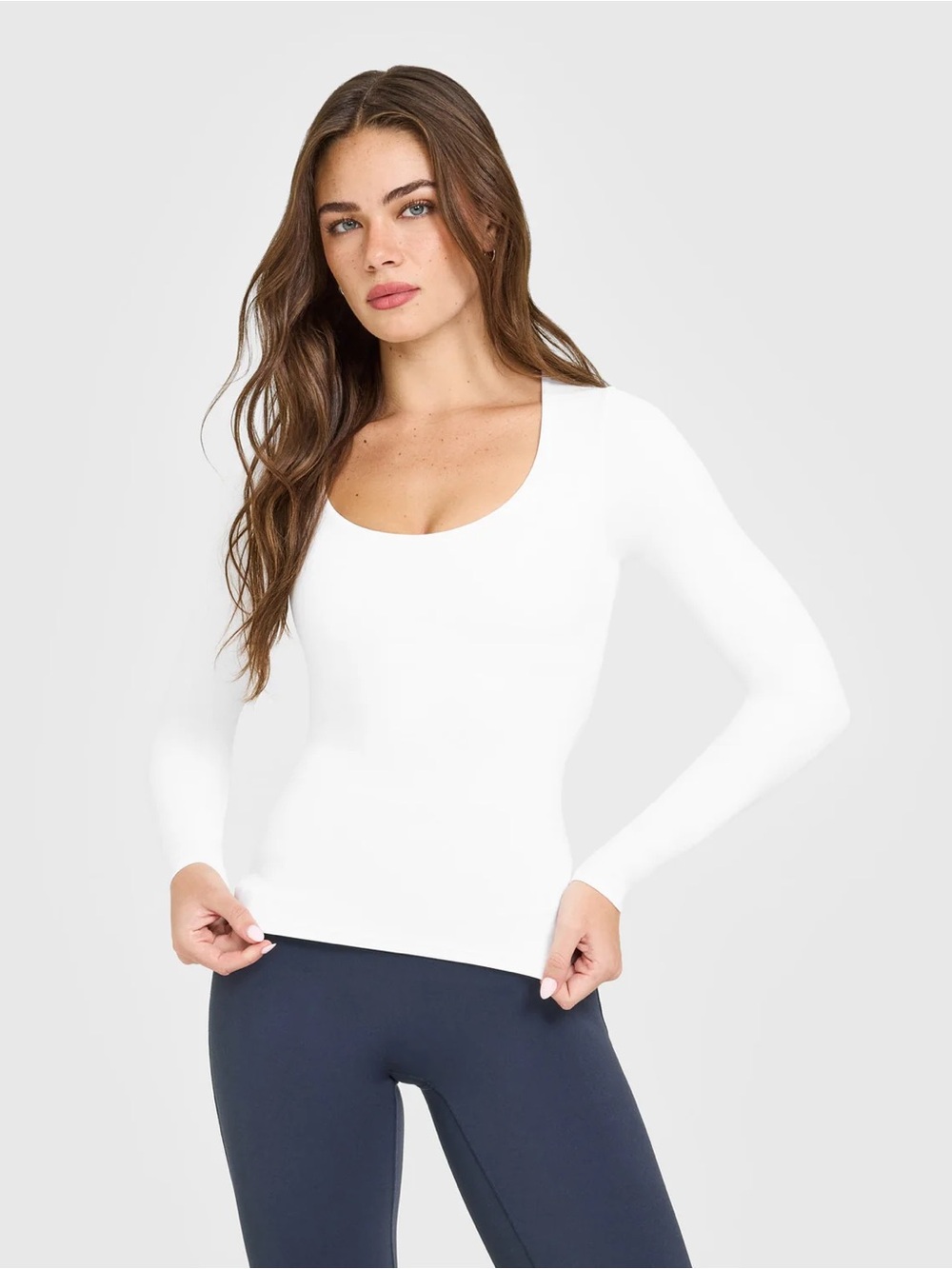 Oner Active Softmotion Scoopneck Long Sleeve Top